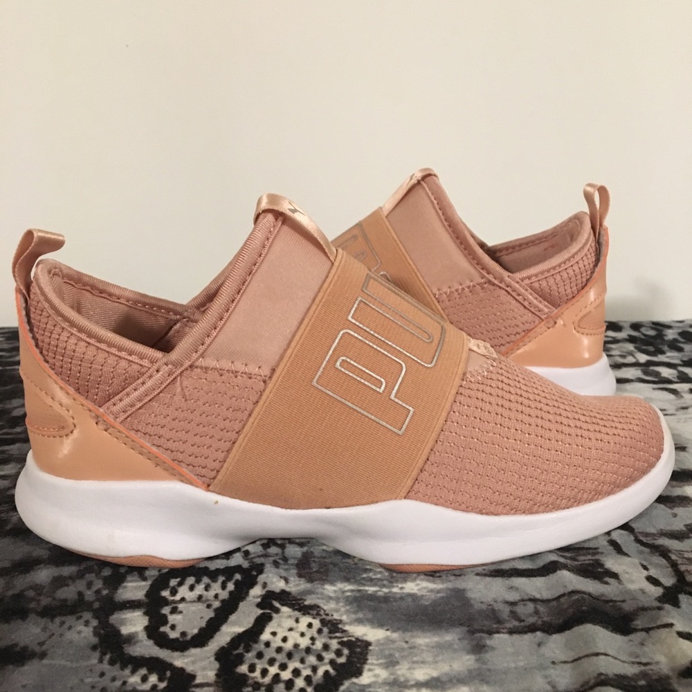 Kids Girls Puma Pull On Sneakers 1C